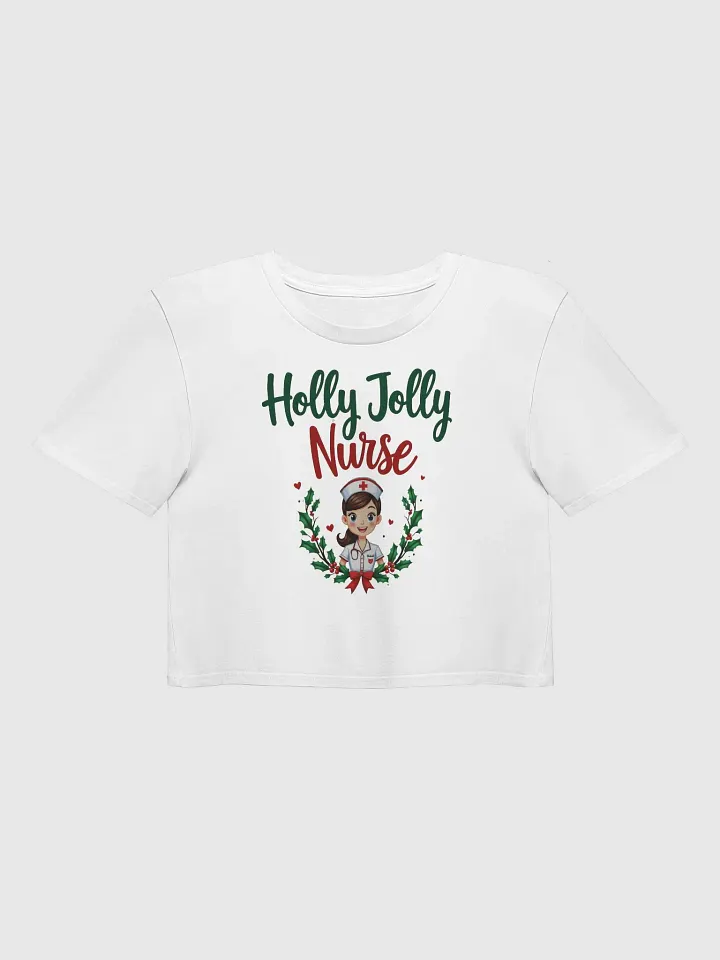 Holly Jolly Nurse Women's Crop Top product image (4)
