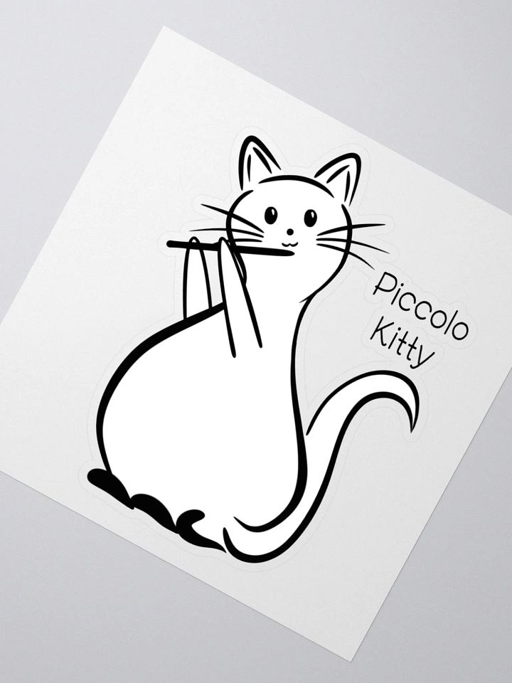 Whimsical Kiss Cut Piccolo Kitty Sticker product image (2)