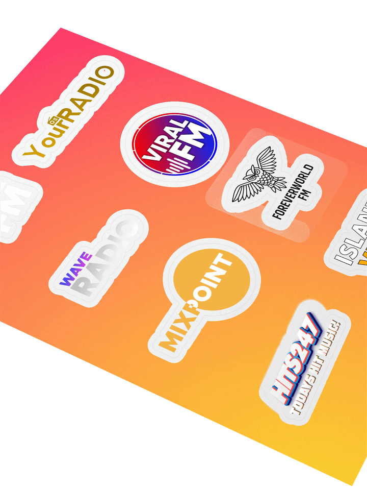 TMG Radio Sticker Variety product image (2)