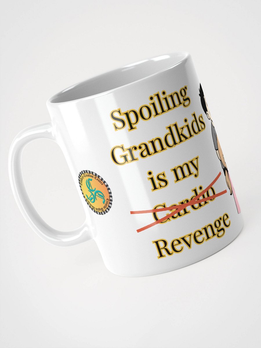 Spoiling Grandkids is my Cardio (Male) Glossy White Mug product image (3)