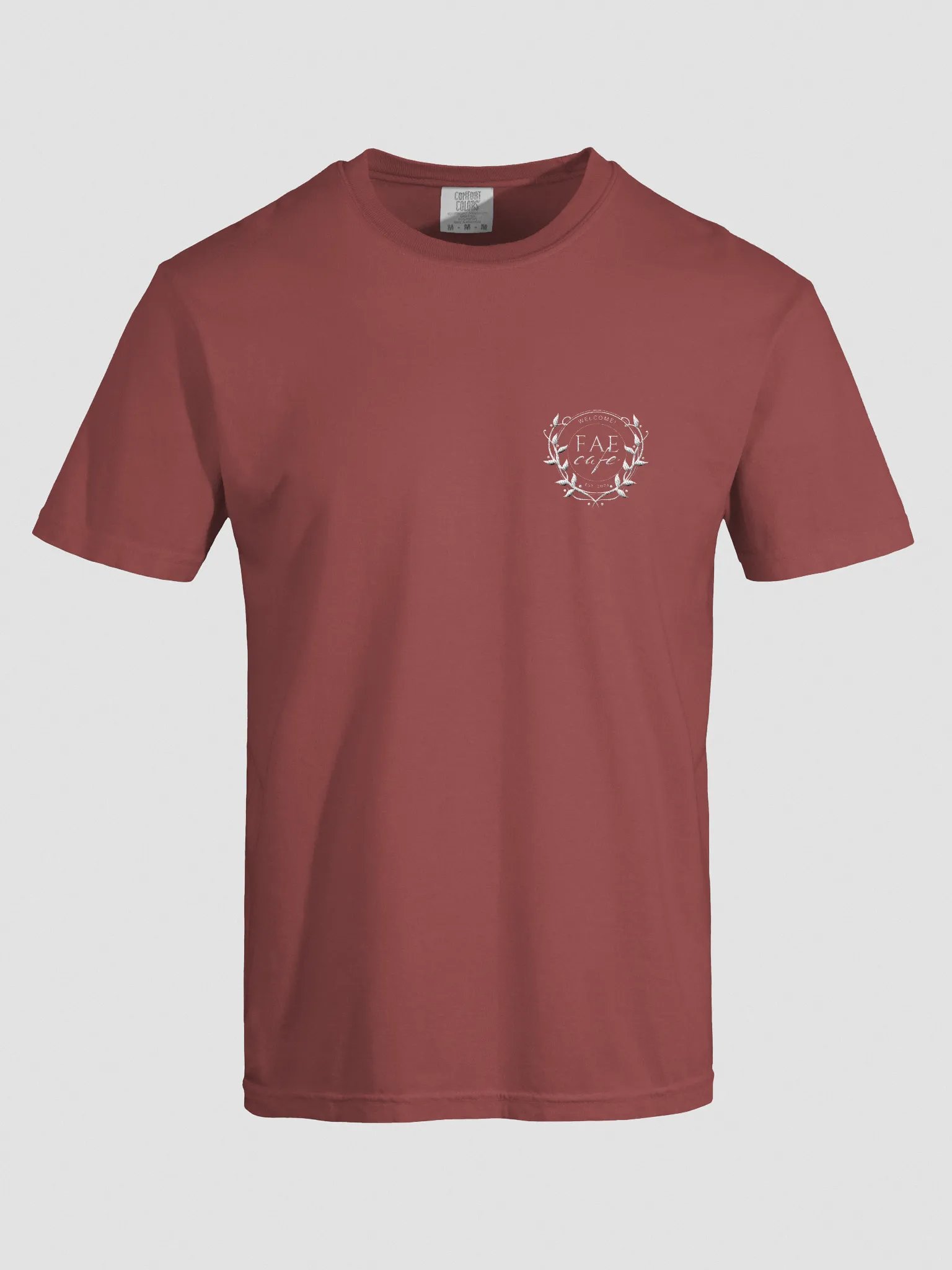 Embroidery Fae Cafe T-shirt product image (4)