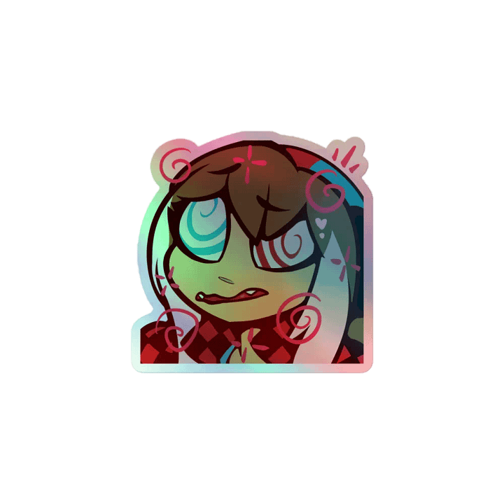 wolfie broken sticker product image (1)