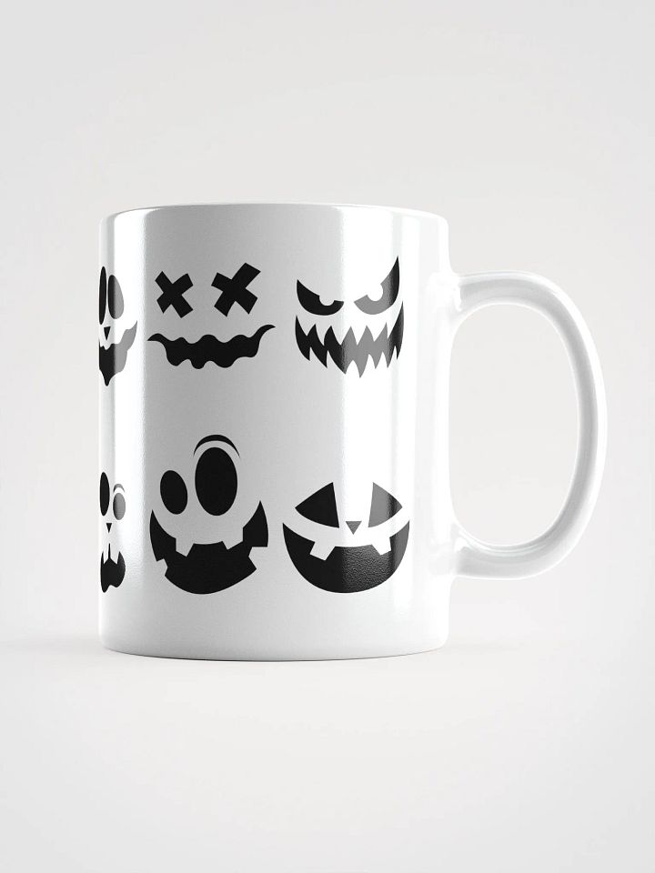 Scary Faces White Glossy Mug product image (1)