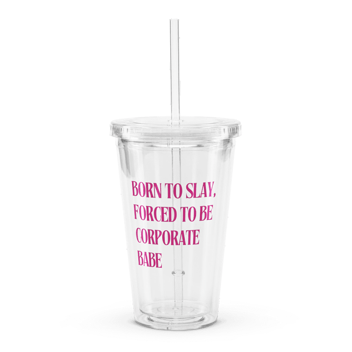 Corporate Babe Clear Tumbler product image (1)