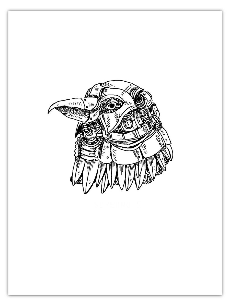 A5/A6 Steampunk Birds & Manta Screensavers (FREE DOWNLOAD) product image (4)