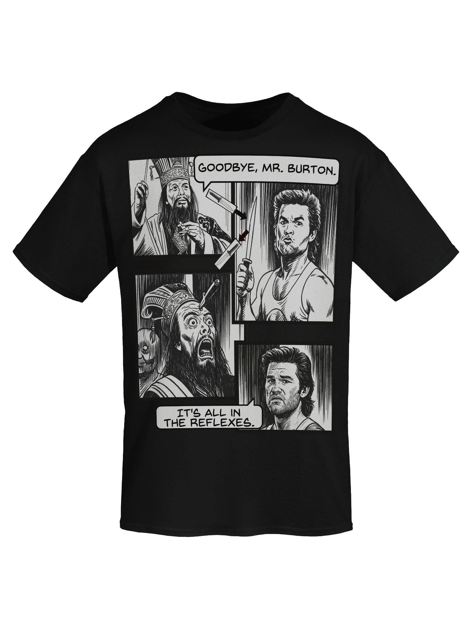 Big Trouble In Little China inspired It's All In The Reflexes Scene Tee product image (79)
