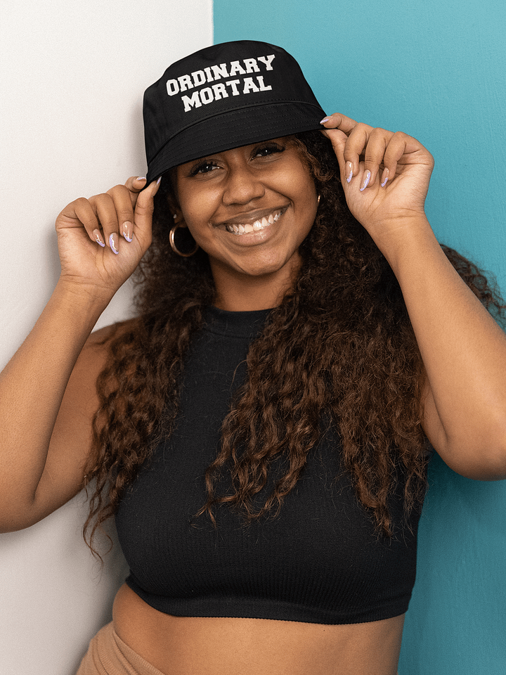 Ordinary Mortal embroidered bucket hat product image (1)