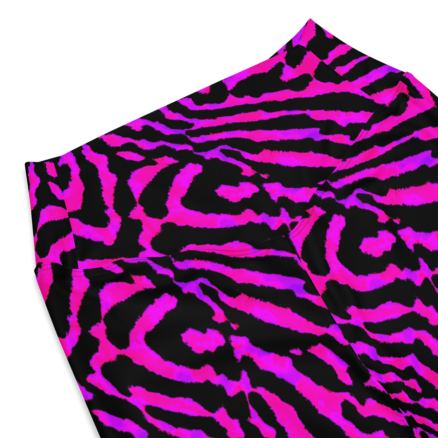 Purple Zebra Flare Leggings product image (8)