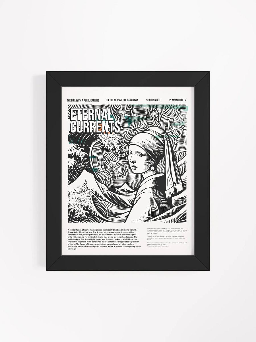 Ethereal Currents Matte Poster product image (4)