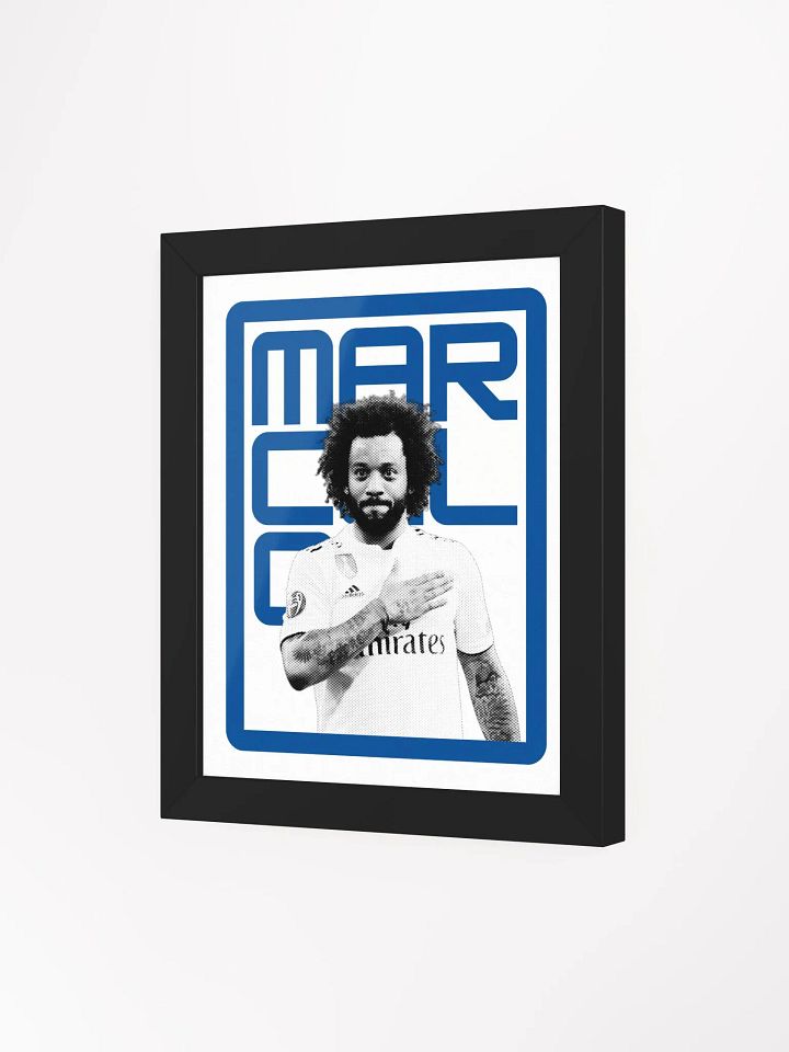 Marcelo BW Real Madrid Name Art Framed Print product image (2)