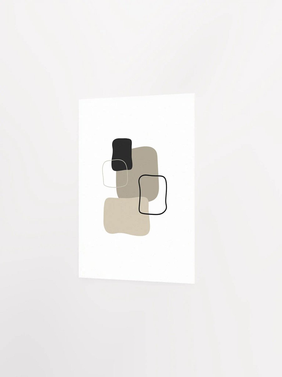 Organic Shapes Matte Poster (frame not included) product image (3)