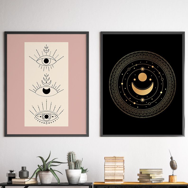 Blush Witchy Gallery Wall Set of 6 DIGITAL Prints product image (6)