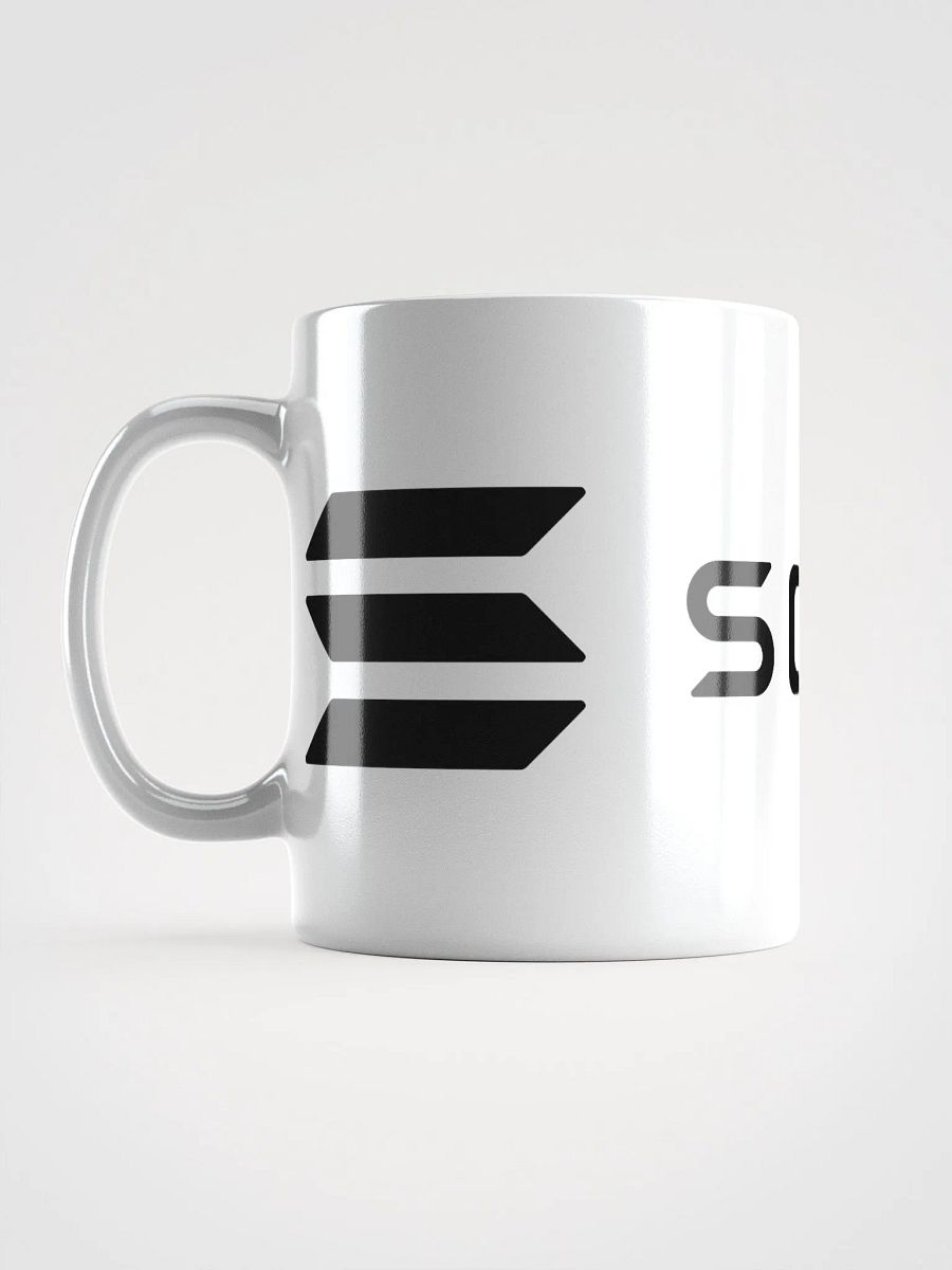 Solana Logo White Glossy Mug product image (5)
