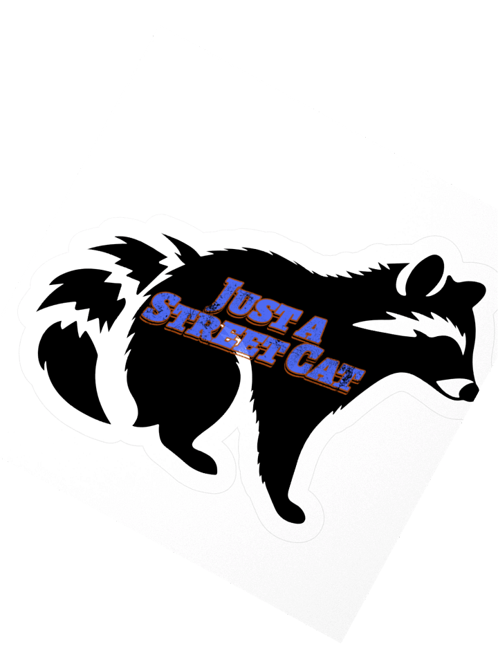 Just A Street Cat Kiss Cut Stickers product image (4)