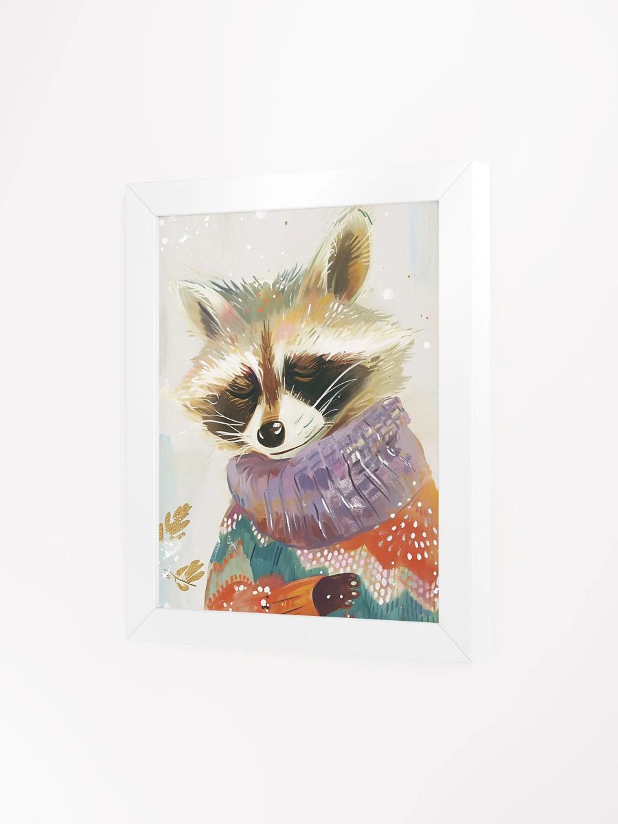 Cozy Raccoon Dreams Framed Poster product image (3)