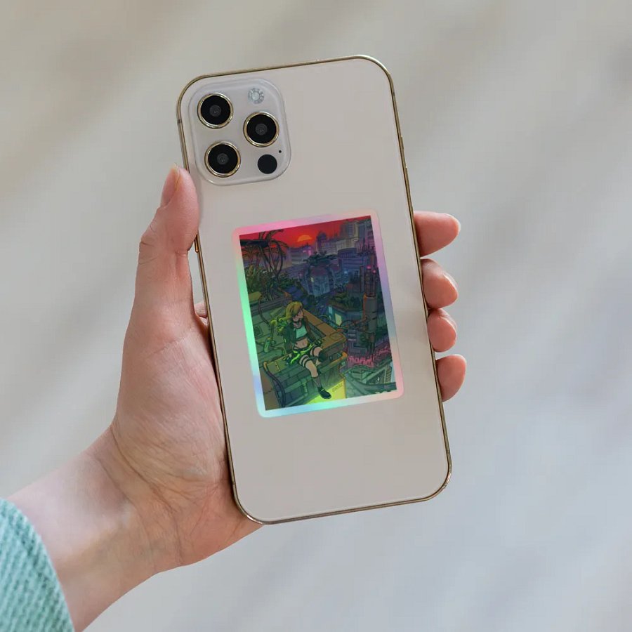 Virtual Escape | Holographic Sticker product image (8)