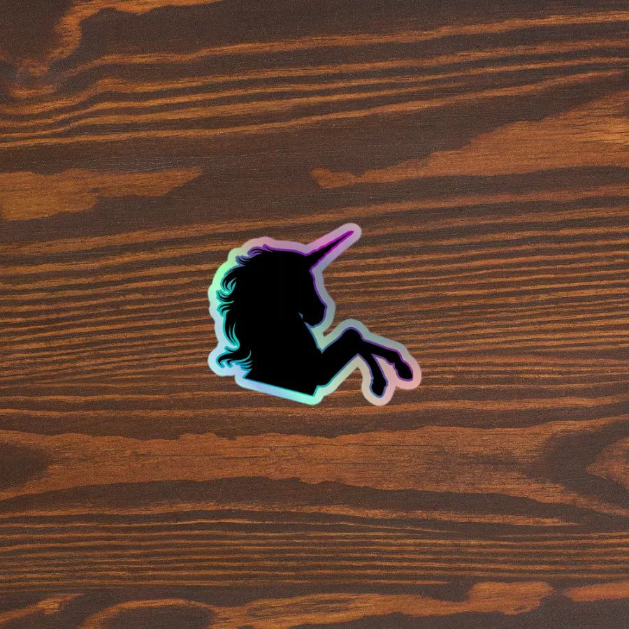 KindOfSmallish Unicorn Holographic Sticker product image (3)