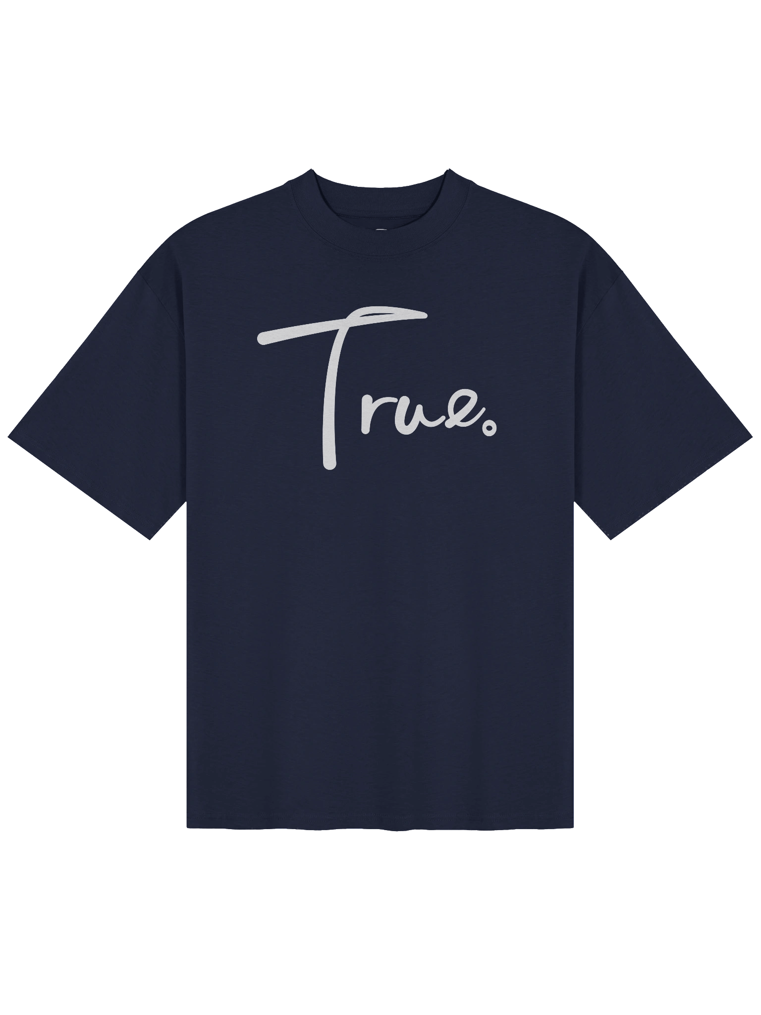 Volume — in French Navy + Whisper White (Oversized/Unisex) product image (1)