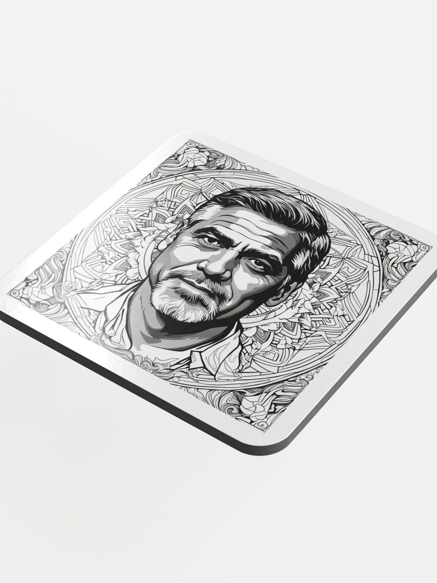 Geometric Portrait Cork Coaster Set product image (4)