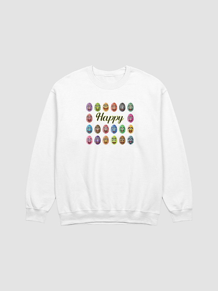 Happy Faces Grid Crewneck Sweatshirt product image (1)