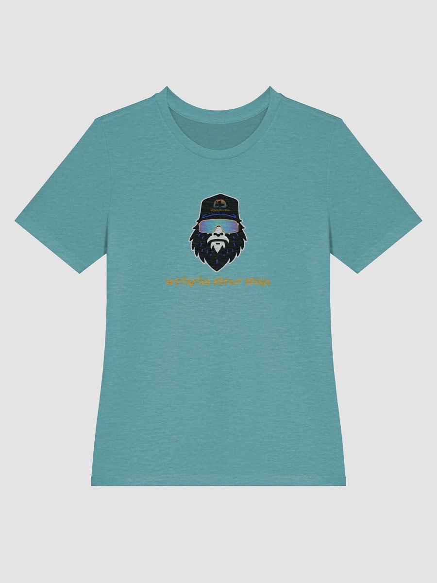 Destination Bigfoot Bronco Bigfoot Logo Bella+Canvas Women's Supersoft Relaxed-fit T-Shirt (Heather Blue Lagoon) product image (3)