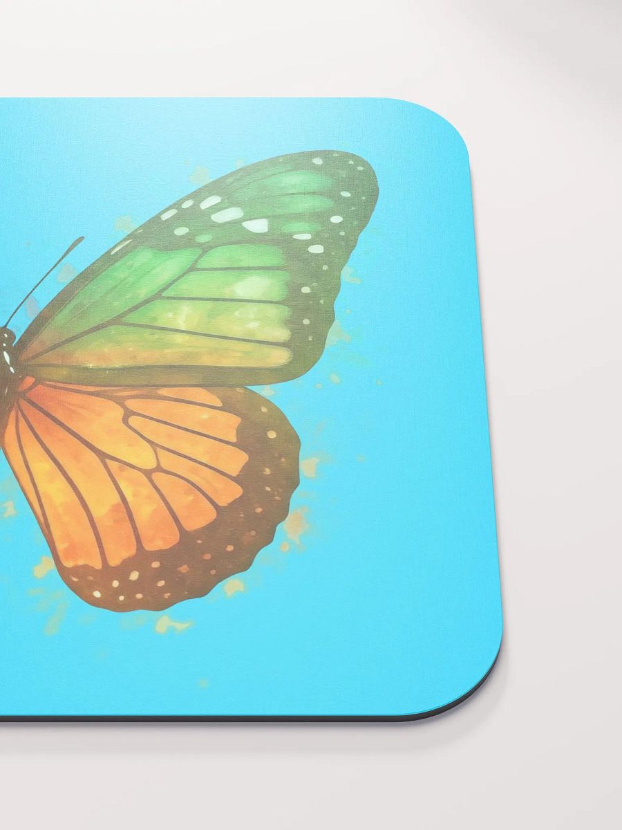 Rainbow Cascade Butterfly Watercolor Mousepad product image (5)
