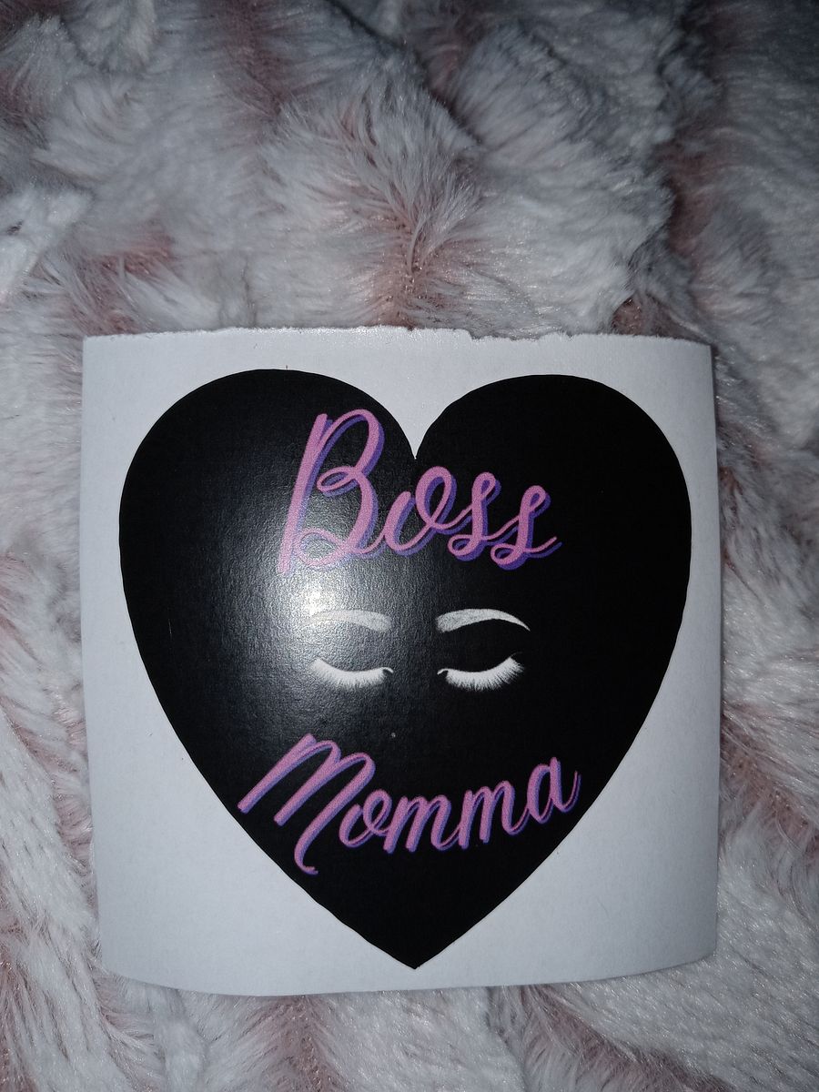 Boss momma 3inch sticker product image (1)