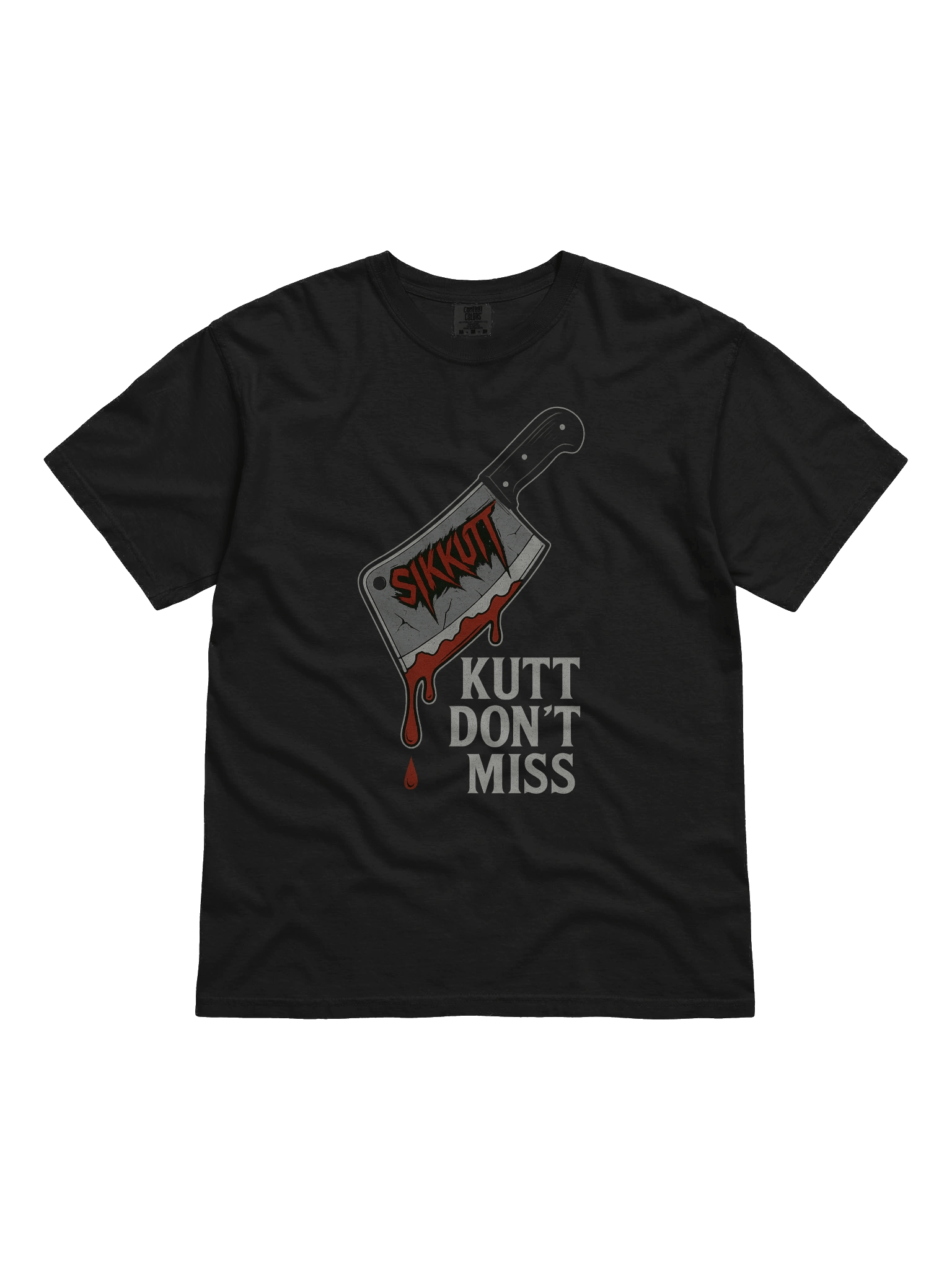 🔪 SikKutt – “Kutt Don’t Miss” Cleaver Tee product image (1)