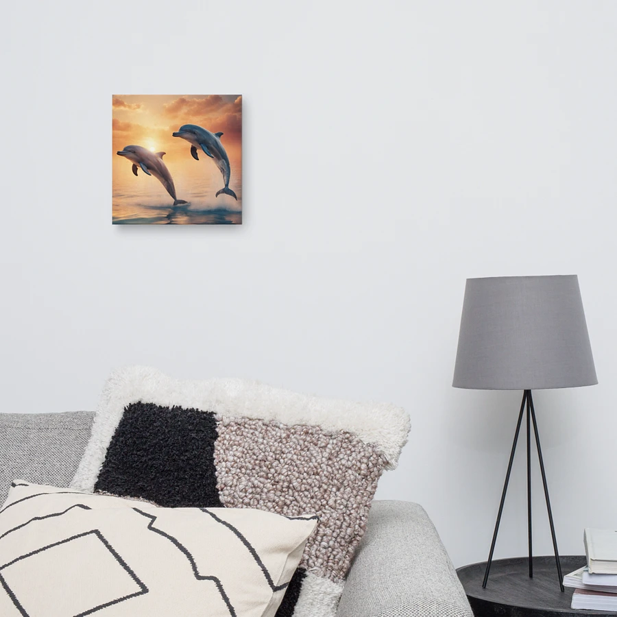 Dolphins Leaping From The Sea Wall Art product image (10)