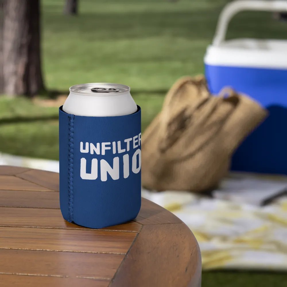 Bold Block Can Cooler: UNFILTERED UNION Edition product image (7)