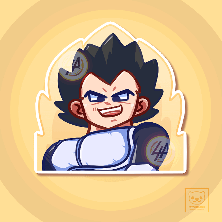 Vegi-SMUG Emote Sticker product image (1)