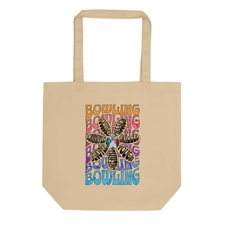 Flower Bowling Passion Eco Tote product image (1)