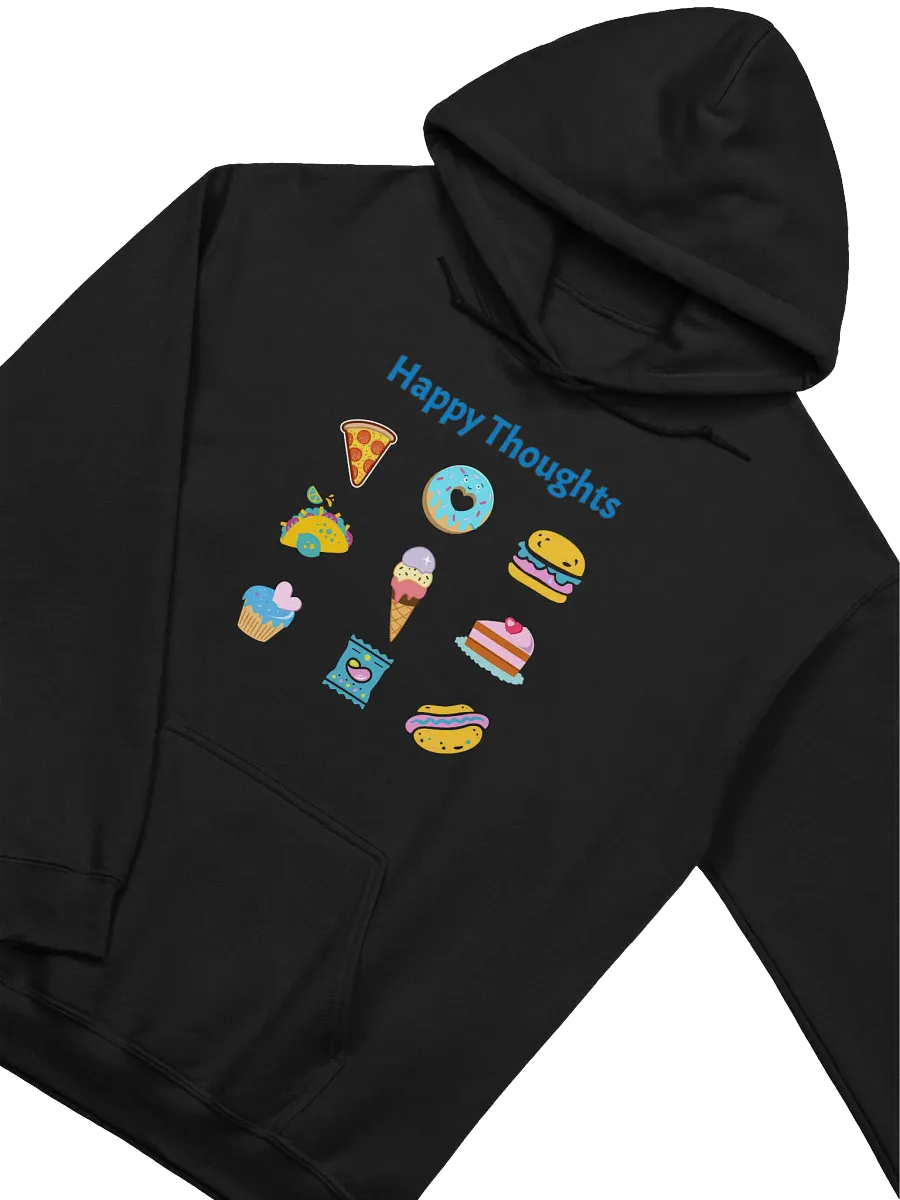 Happy Thoughts - Don't Judge Me - Junk Food - Gildan Classic Hoodie product image (3)