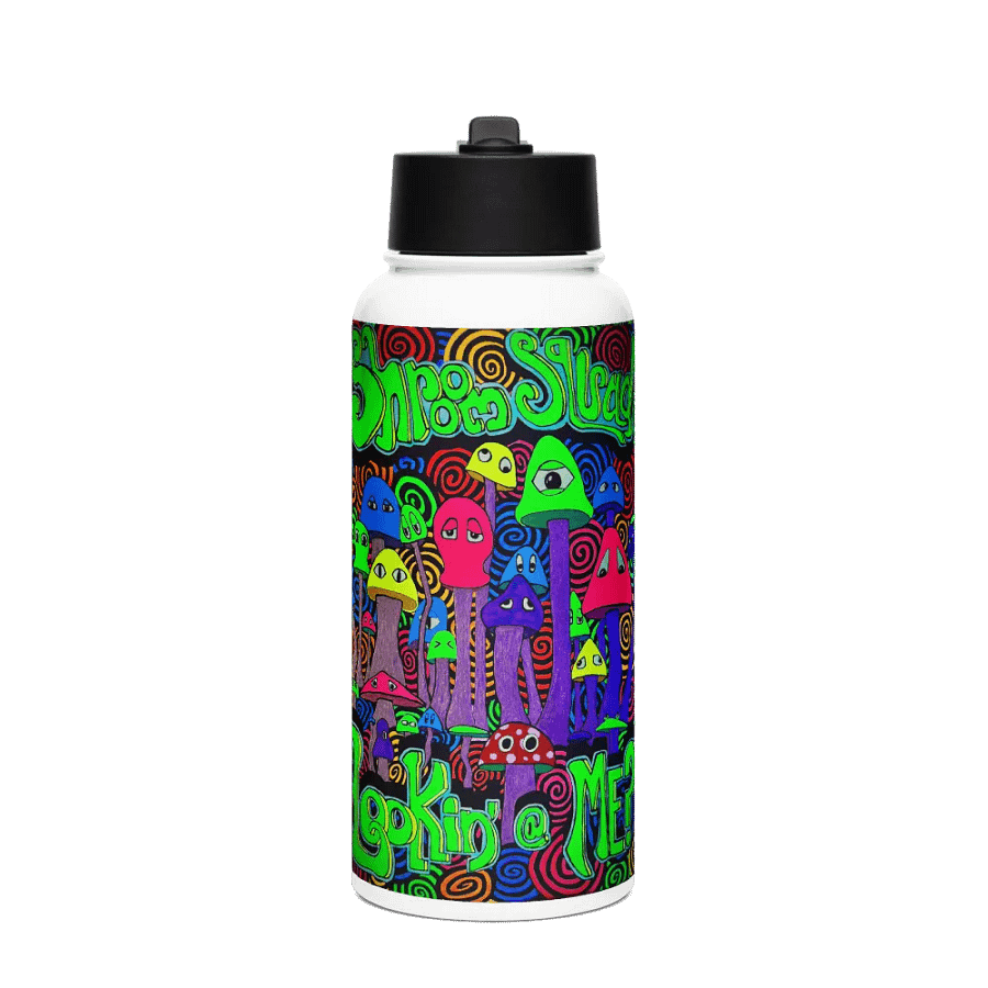 Psychedelic Shroom Squad Stainless Steel Bottle product image (1)