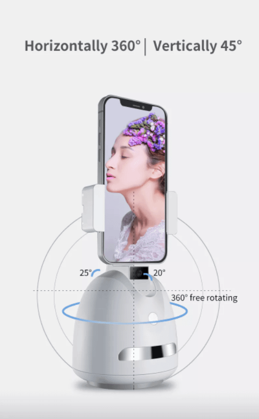 New ProductROTARY | Personalised Automatic Face Tracking Gimbal Stabilizer | Mobile 360 Phone Holder product image (3)