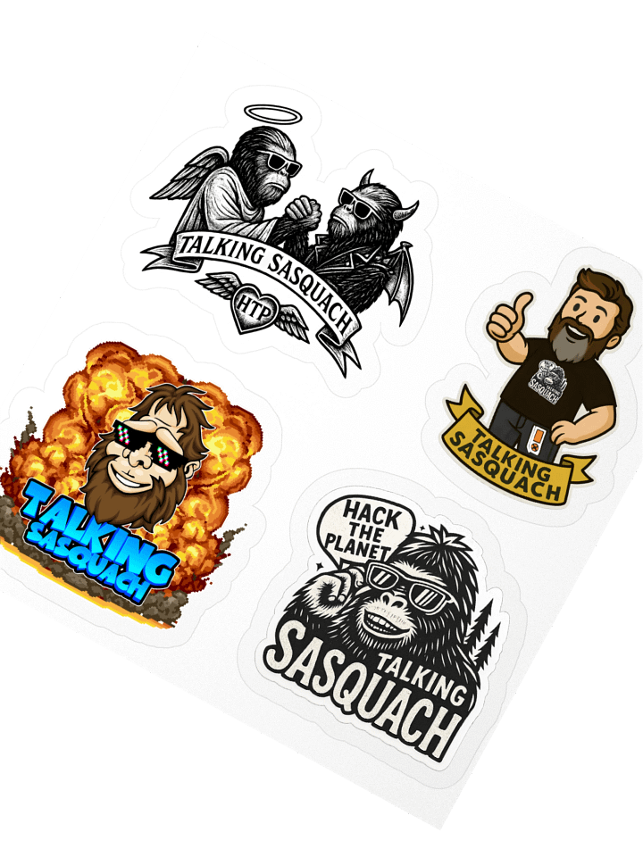 Talking Sasquach Sticker Sheets! product image (2)