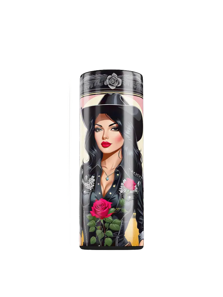 Beautiful Cowgirl 20 oz Skinny Stainless Steel Tumbler - v5 product image (1)
