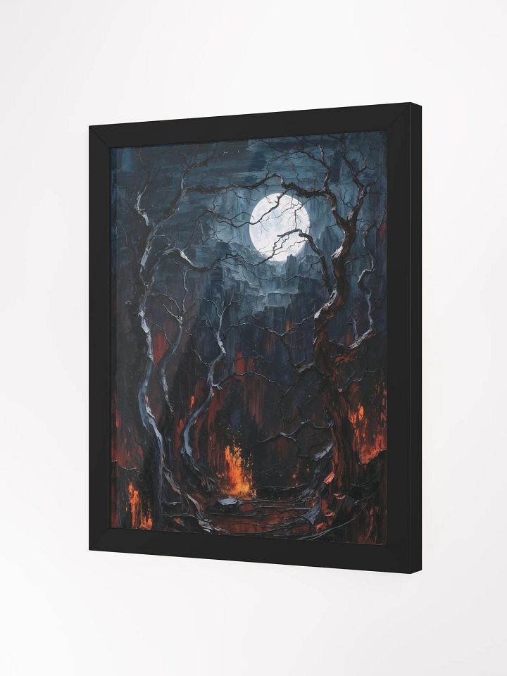 Etherial Glow Forest Framed Poster product image (9)