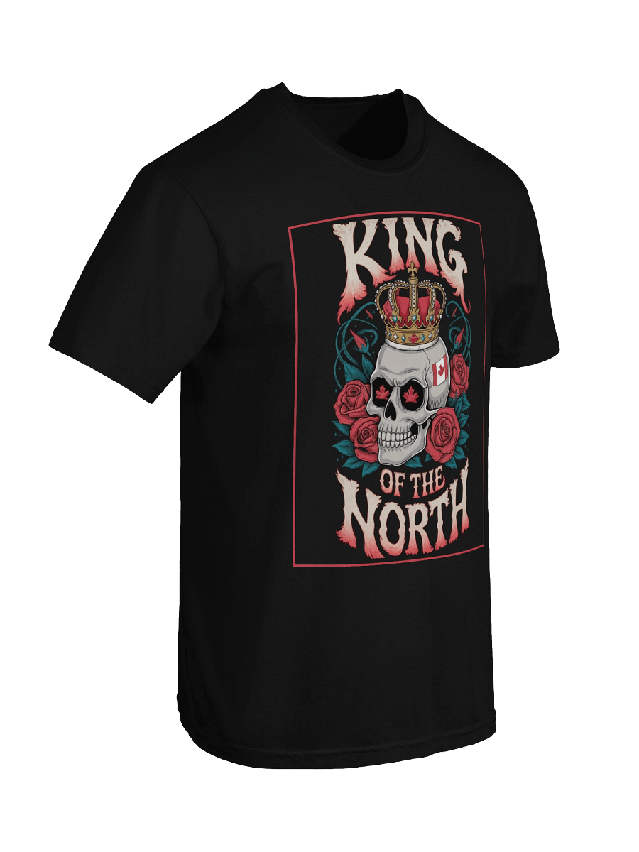 "KING OF THE NORTH" 100% cotton T-shirt product image (7)