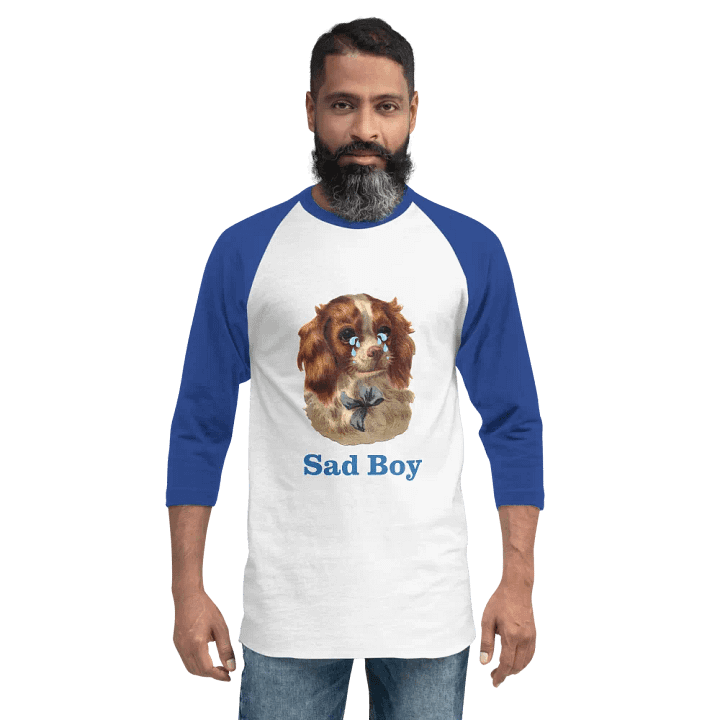 Sad Boy Jersey Raglan Tee product image (2)
