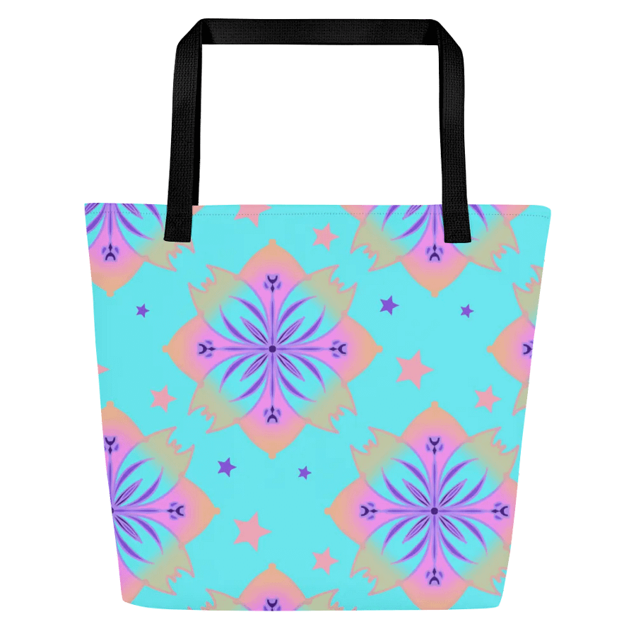 Pretty Pastel Bow Pattern All Over Print Tote product image (2)