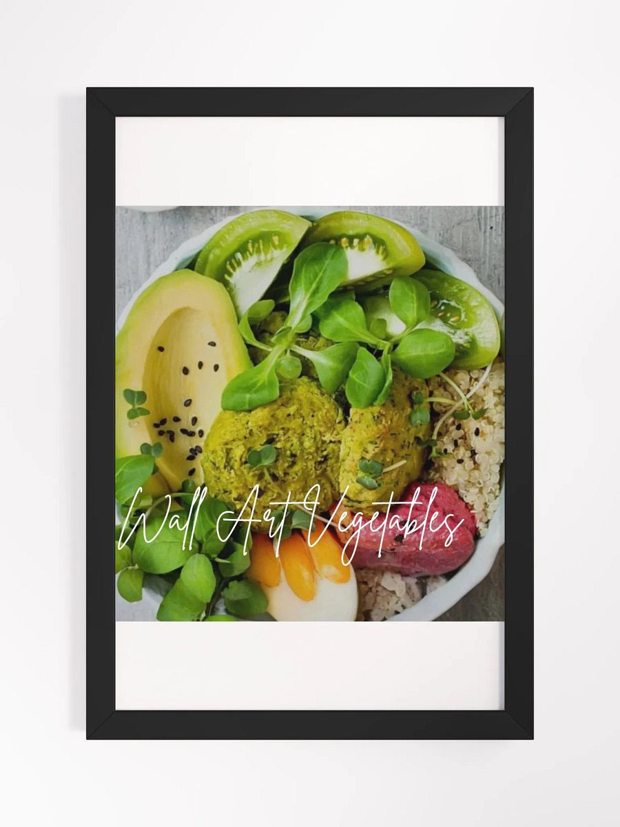 Wall Art Vegetable Framed High-Quality Matte Poster (in) product image (1)