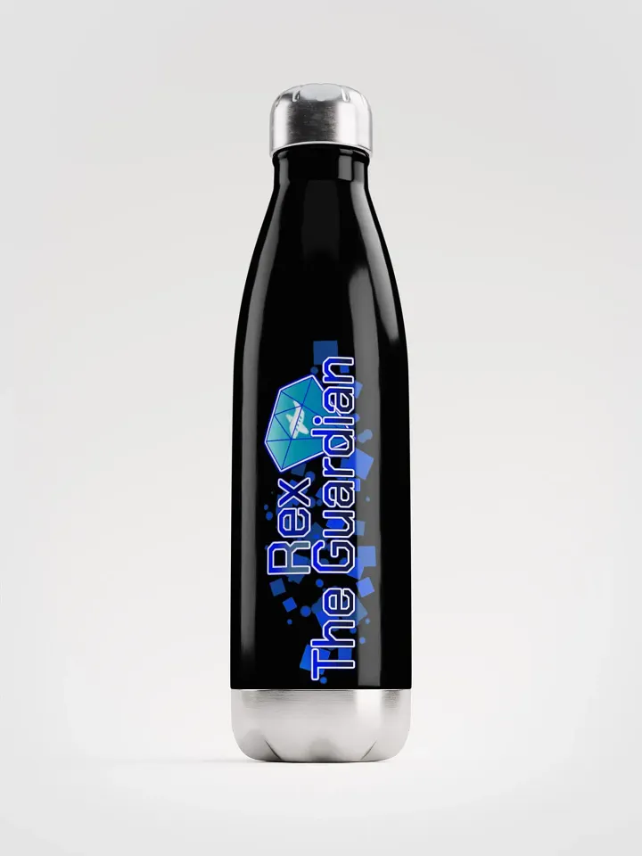 "Rex The Guardian" Banner Stainless Steel Bottle product image (1)