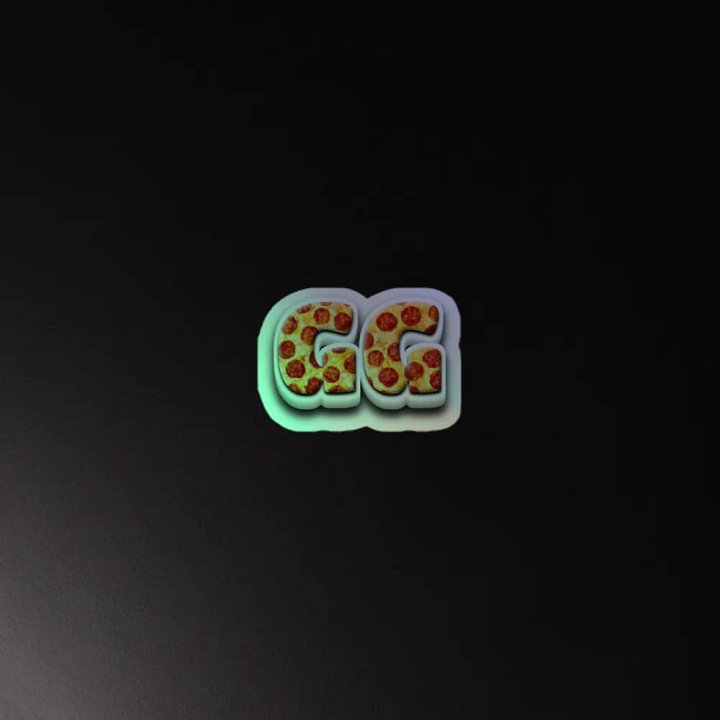 Holographic GG Sticker product image (2)