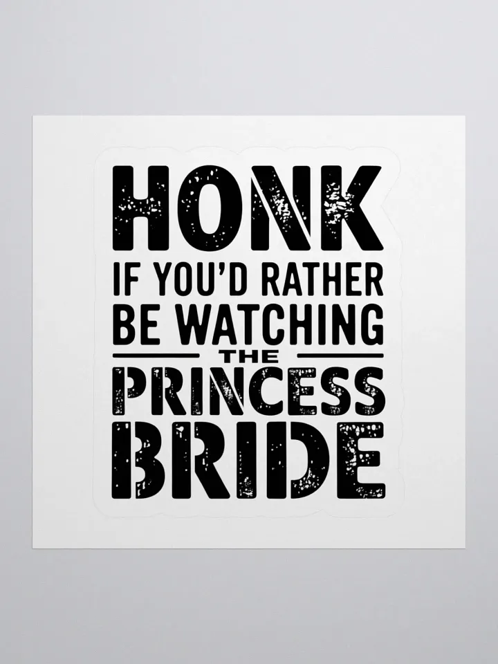 Princess Bride Honk Kiss Cut Stickers product image (3)