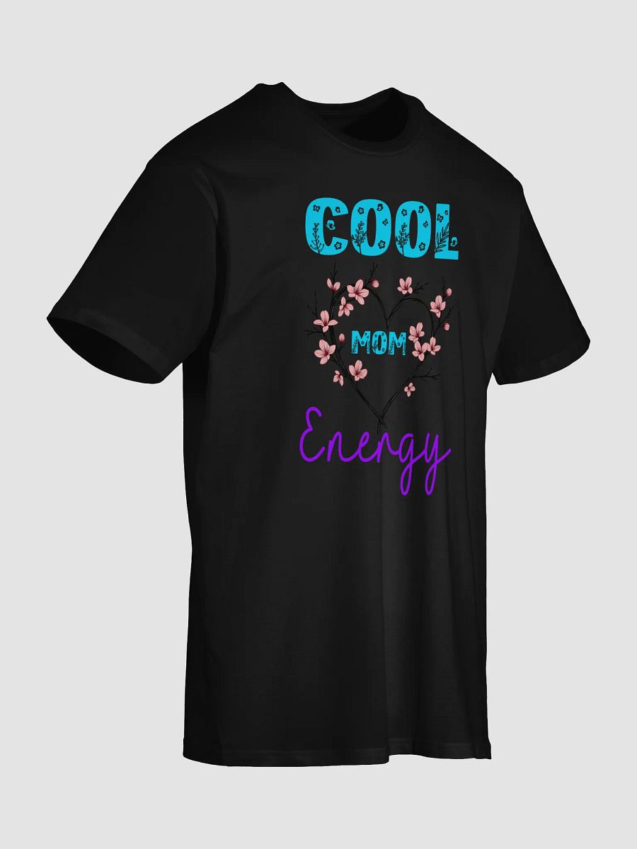 Cool Mom Energy Floral Heart T-Shirt product image (28)