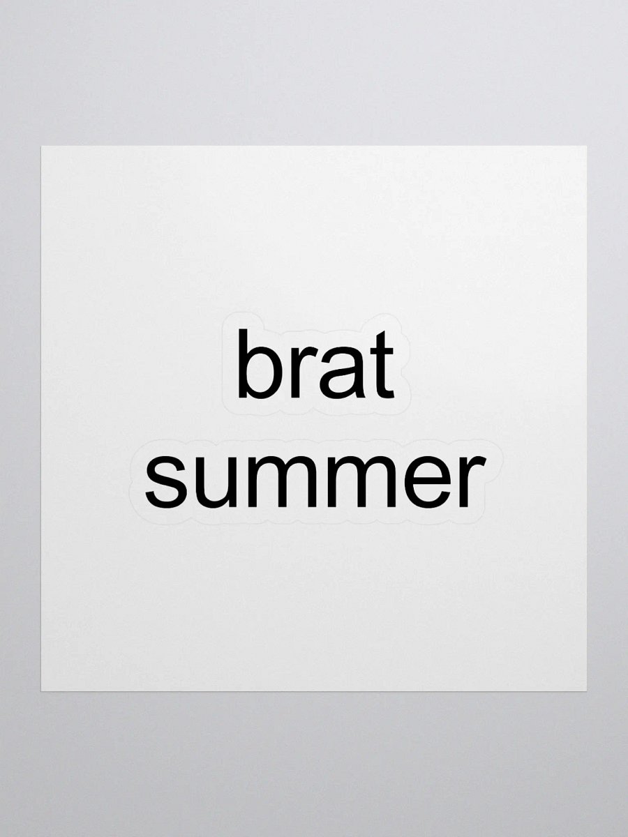 brat summer Kiss Cut Stickers product image (1)