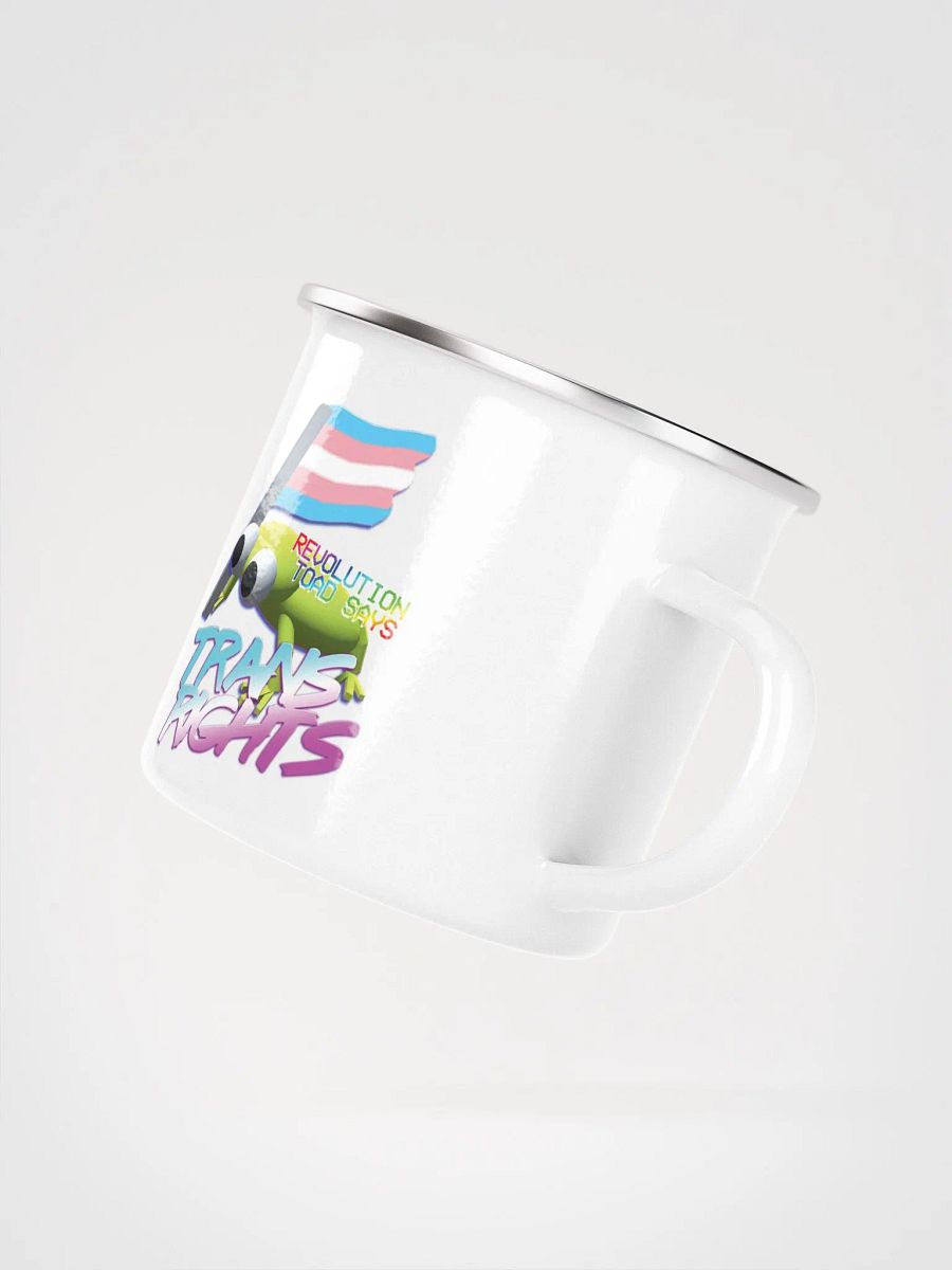 Revolution Toad Classic Trans Rights Enamel Mug product image (3)