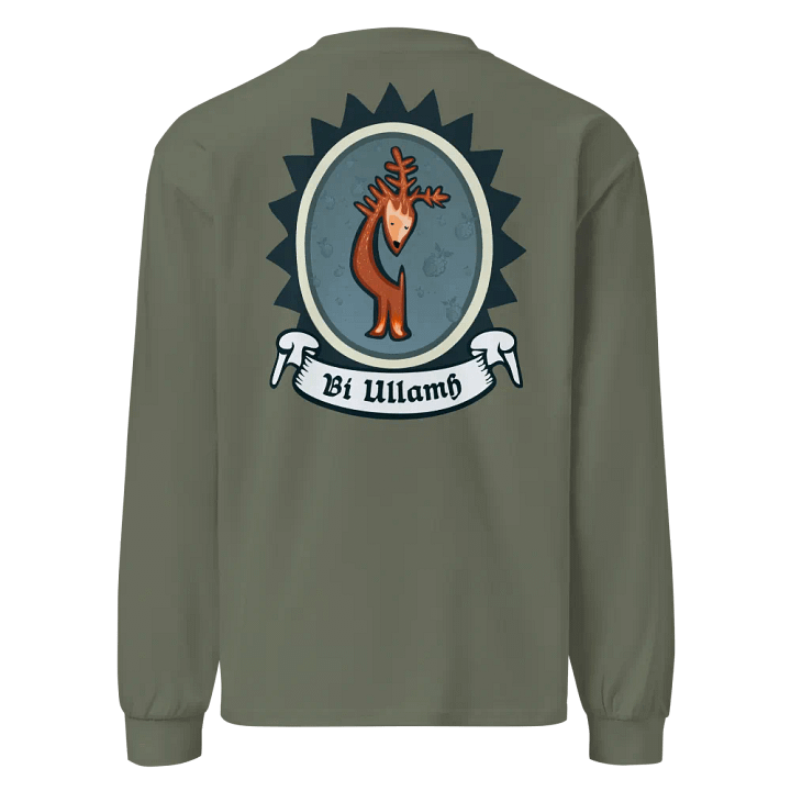 Fianna Bí Ullamh AS Colour Premium Meáchan Trom Léine Sleeve Fada (Back Patch) product image (2)