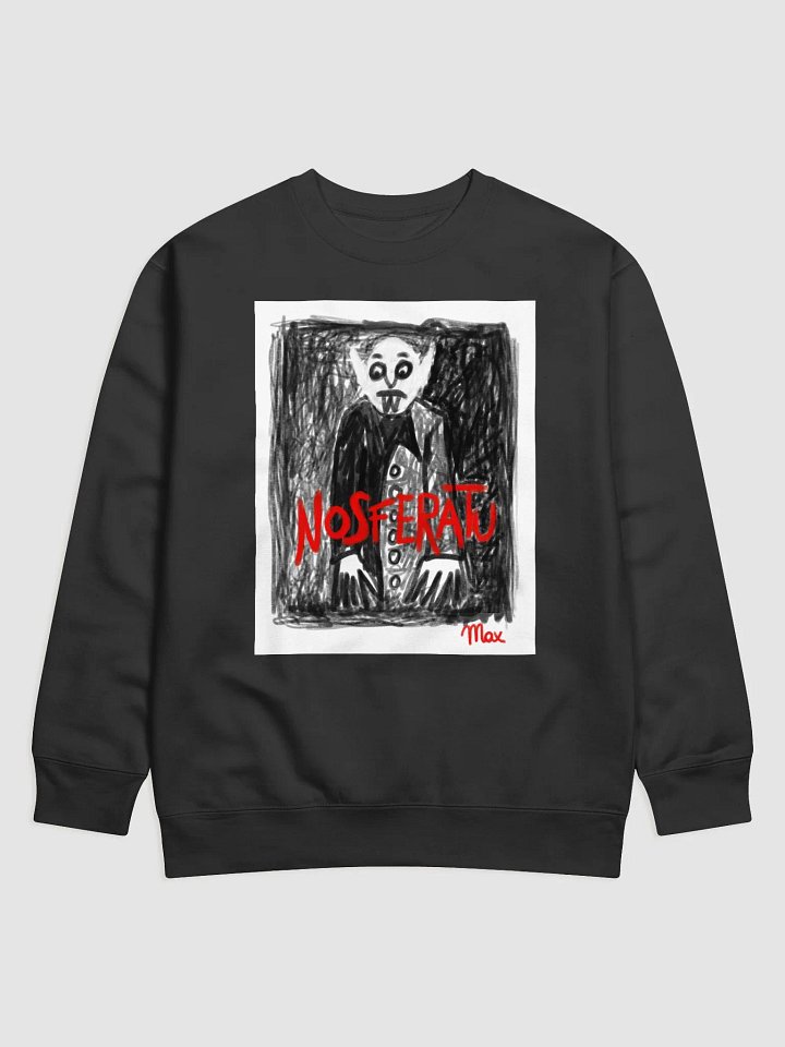 🧛‍♂️ "NOSFERATU '22" CreepyKids Unisex Horror Vampire Sweater-Jumper Art Print🩸 product image (1)